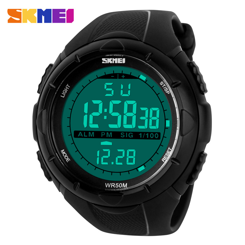 Outdoor Lighting Timer - SKMEI 브랜드 남성용 디지털 밀리터리 스포츠