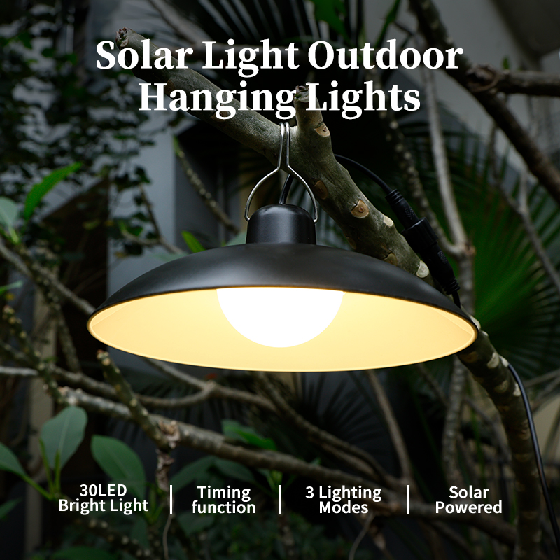 Outdoor Lighting Chandelier - 싱글/더블 헤드 태양광 펜던트 조명 LED