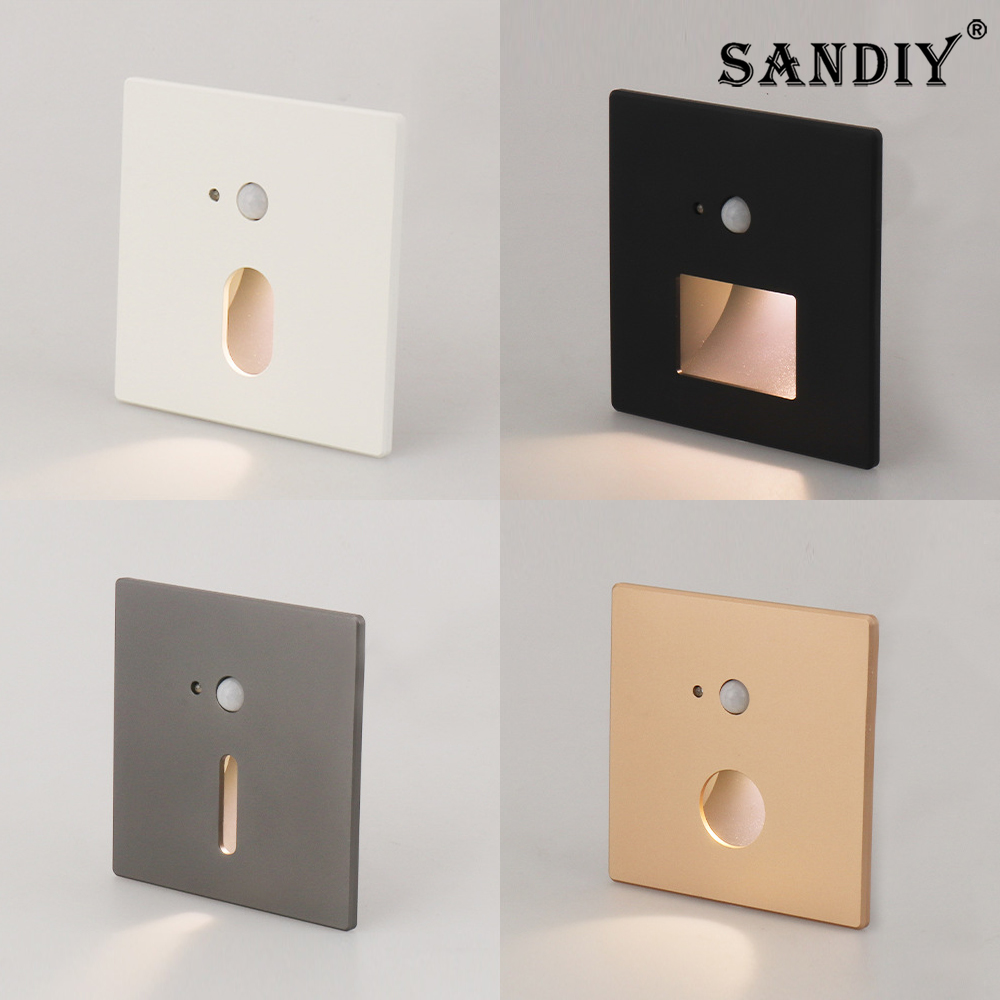 Outdoor Lighting On Stairs - SANDIY Type 86 자기 지능형 센서