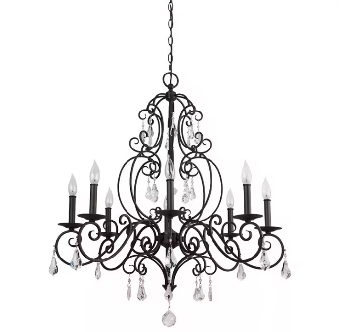 Outdoor Lighting Chandelier - 질라이트닝 우아한 펜던트 조명 레트로 블랙