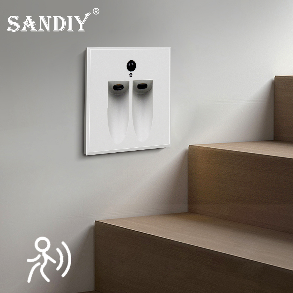 SANDIY 센서 벽 램프 방수 계단 조명 동작 감지기 - Outdoor Lighting On Stairs 리뷰 및 가격
