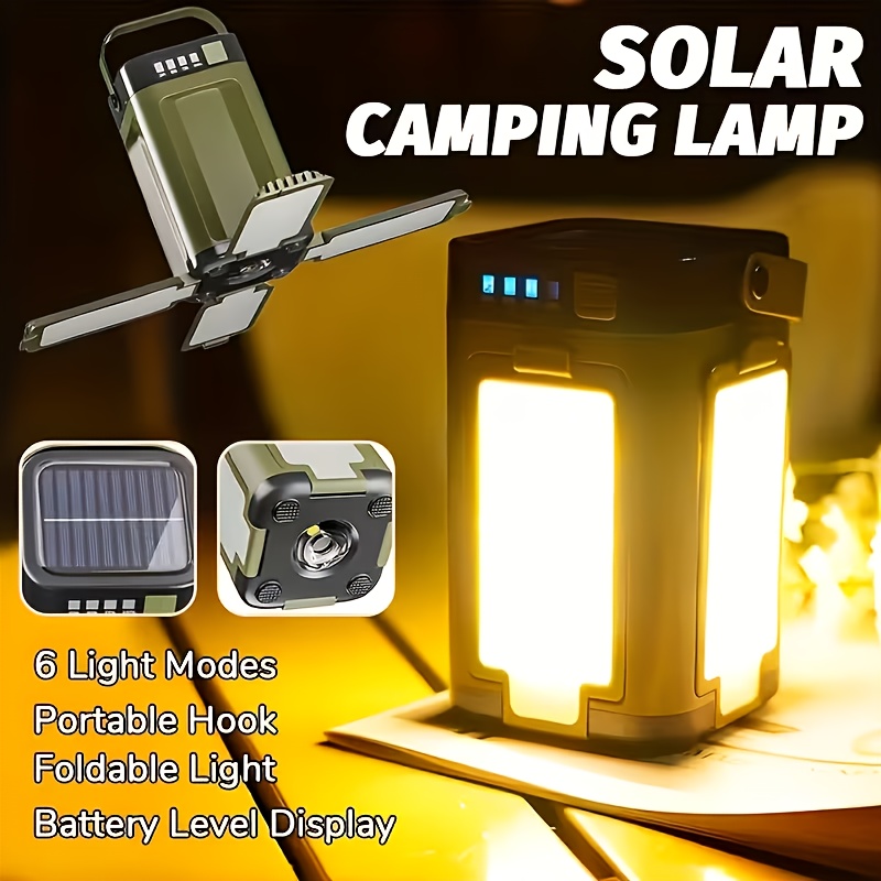 태양광 야외 휴대용 캠핑 조명, 태양열 충전 접이식 2 - Outdoor Lighting For Camping 리뷰 및 가격