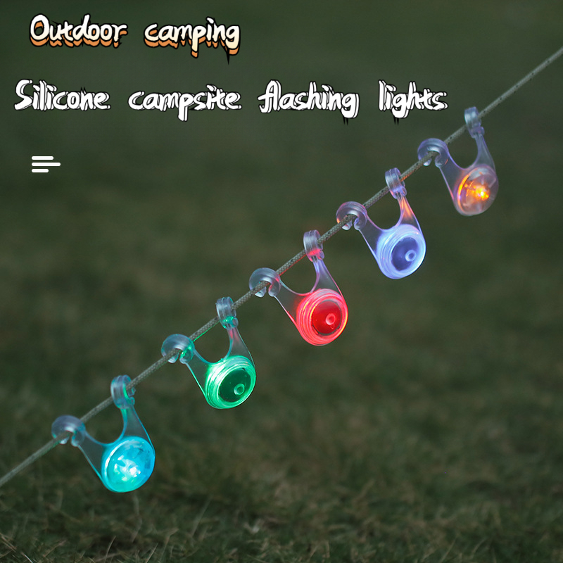 10Pcs 방수 LED 텐트 문자열 로프 가드 교수형  - Outdoor Lighting Cable 리뷰 및 가격