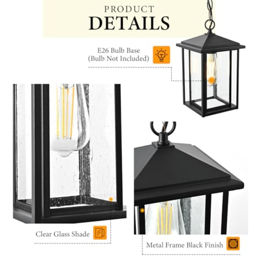 야외용 펜던트 조명, 파티오 샹들리에, 현관, 앞마당용 - Outdoor Lighting Chandelier 리뷰 및 가격