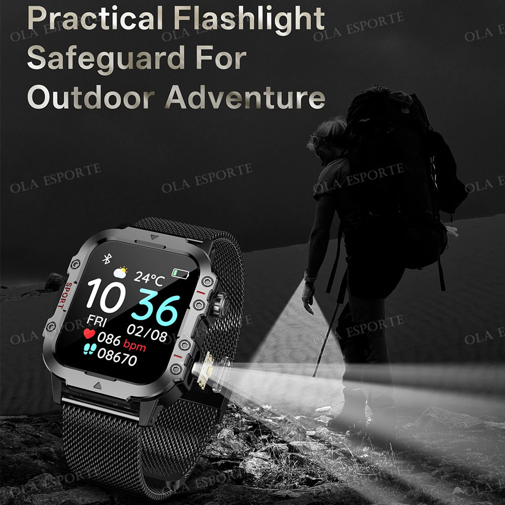 2026 군용 아웃도어 스마트워치 남성용 GPS 손전등 - Outdoor Lighting Smart Controller 리뷰 및 가격