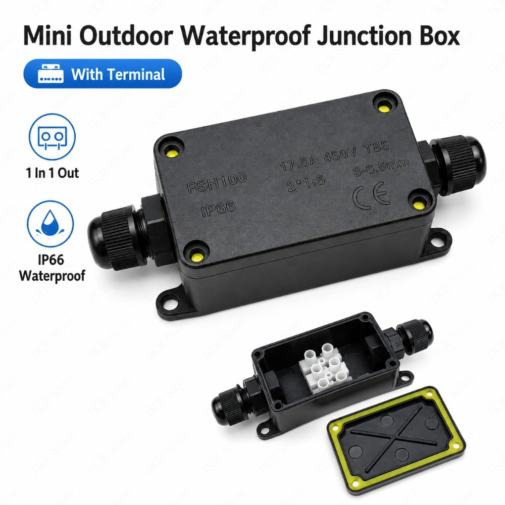 2방향 야외용 IP66 방수 와이어 접합 박스, 정원  - Outdoor Lighting Junction 리뷰 및 가격