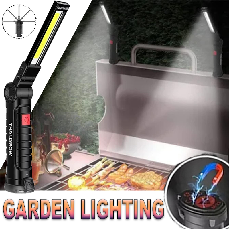 마그네틱 후크가있는 휴대용 LED 손전등 야외 수리 작 - Outdoor Lighting For Camping 리뷰 및 가격