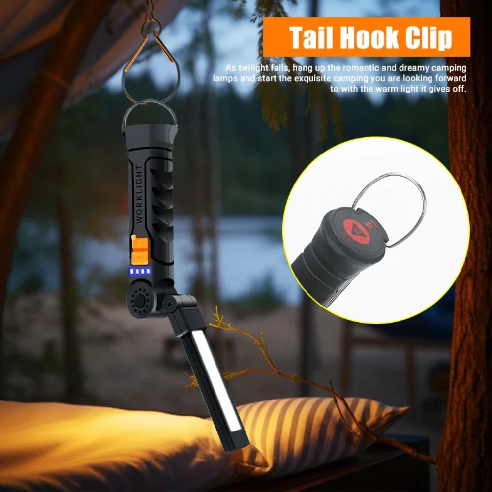야외 캠핑을 위한 내장 배터리가 있는 자기 비상 작업  - Outdoor Lighting For Camping 리뷰 및 가격