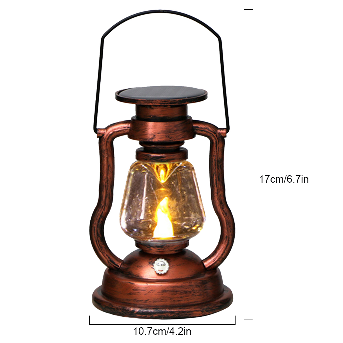 분위기 조명 레트로 LED 태양광 오일 램프 깜박이는  - Outdoor Lighting Vintage 리뷰 및 가격