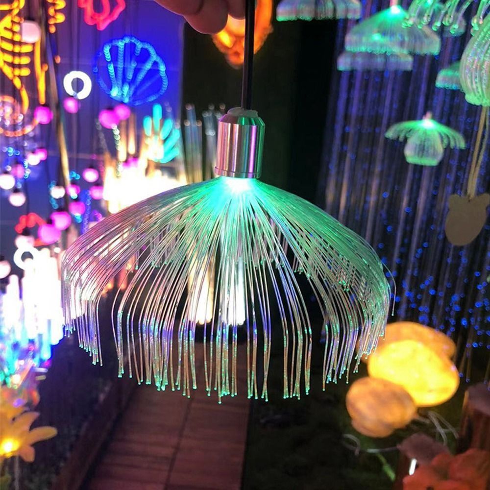 스퀘어 상업용 홈데코 새해 야외 생일 해파리 조명 샹들 - Outdoor Lighting Chandelier 리뷰 및 가격