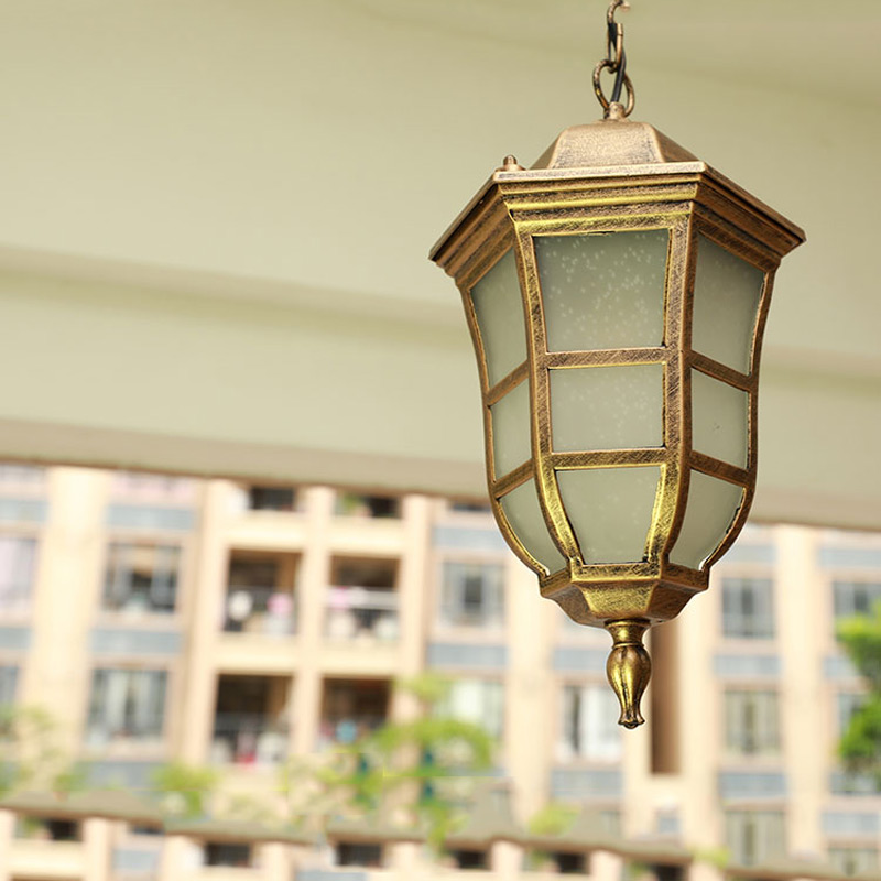 유럽 ​​야외 LED 펜던트 램프 레트로 복도 통로 발 - Outdoor Lighting Chandelier 리뷰 및 가격
