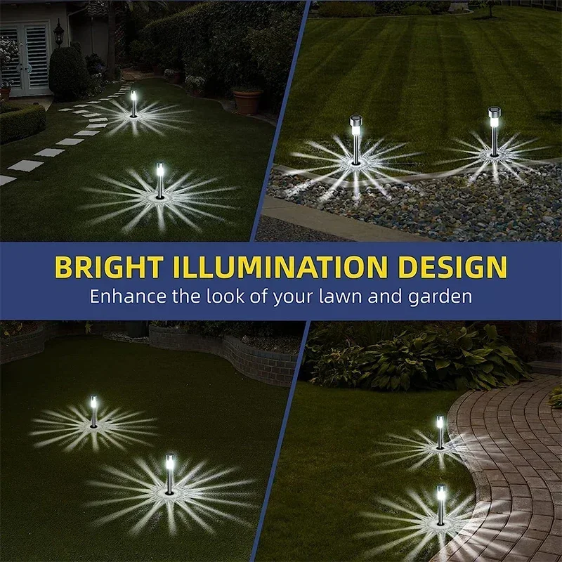 태양 야외 조명 정원 램프 태양 전원 방수 풍경 경로  - Bollard Light Garden 리뷰 및 가격