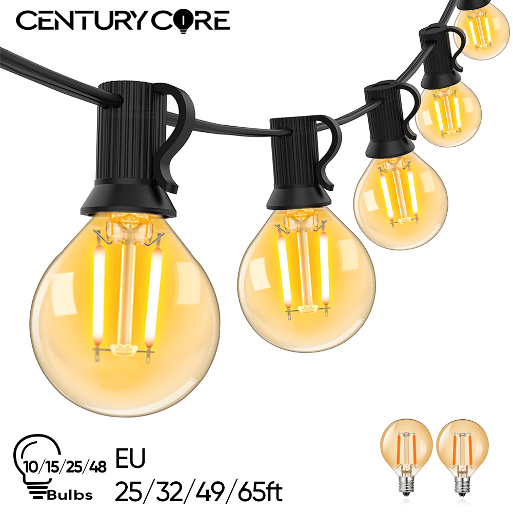 빈티지 LED G40 거리 갈 랜드 220V EU 11 - Outdoor Lighting Vintage 리뷰 및 가격