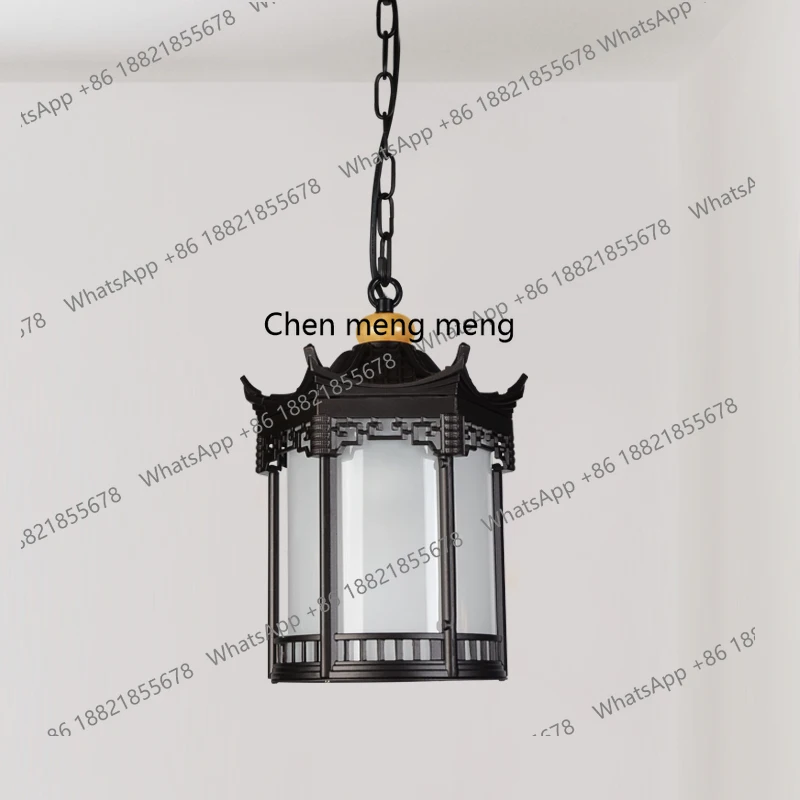신상품 중국풍 파빌리온 샹들리에 앤티크 정원 야외 방수 - Outdoor Lighting Chandelier 리뷰 및 가격
