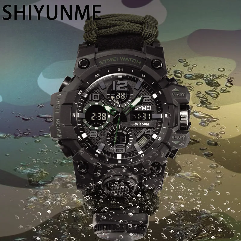 SHIYUNME 야외 생존 남성 시계 다기능 방수 남성 - Outdoor Lighting Timer 리뷰 및 가격