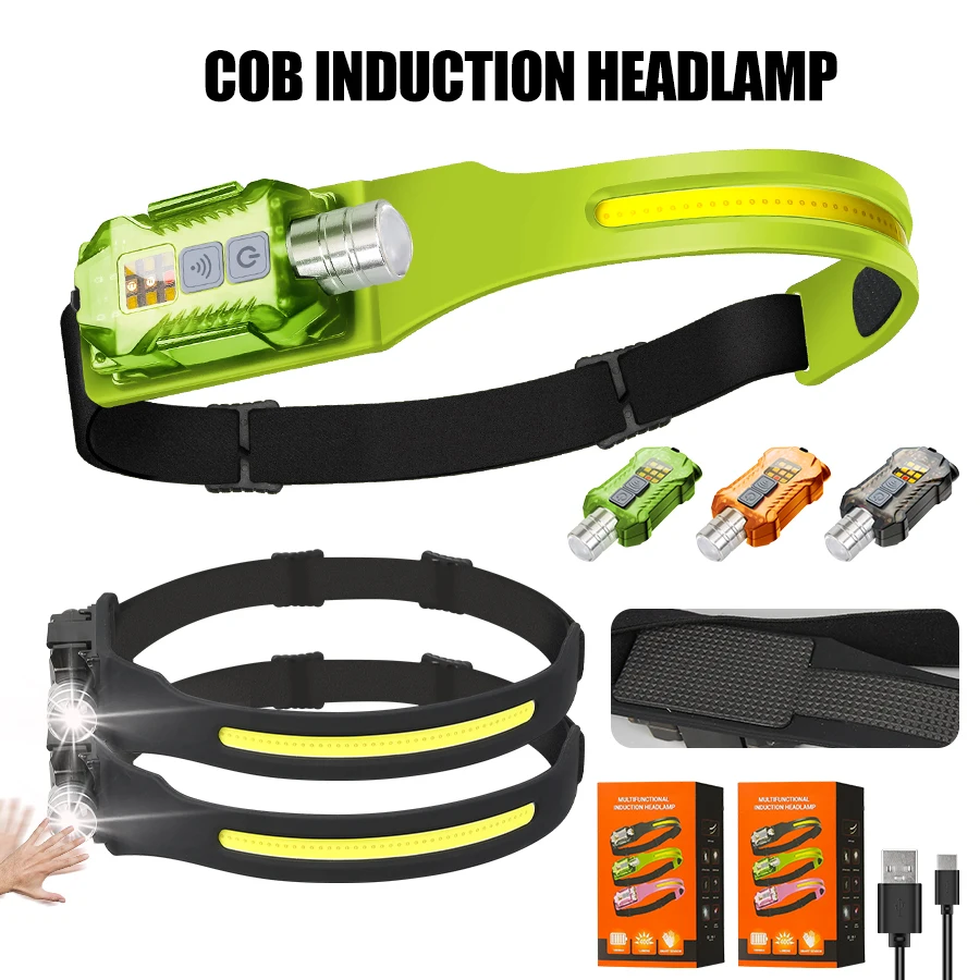강력한 LED 헤드램프 휴대용 충전식 헤드 플래시라이트 - Outdoor Lighting For Camping 리뷰 및 가격