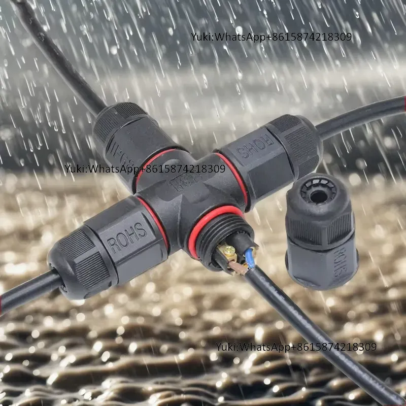 IP68 방수 케이블 T탭 전기 커넥터 4핀 실외 밀폐 - Outdoor Lighting Cable 리뷰 및 가격