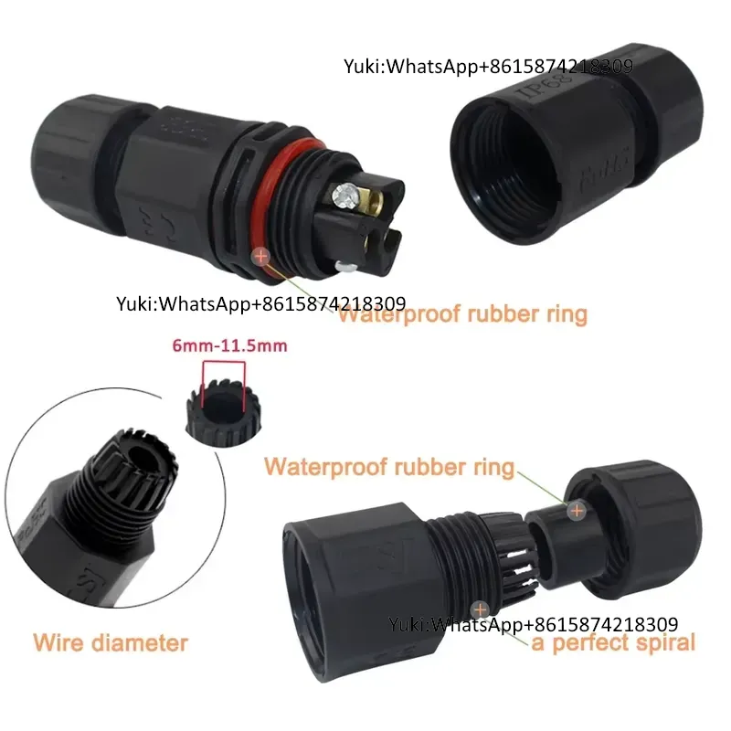 IP68 방수 케이블 T탭 전기 커넥터 4핀 실외 밀폐 - Outdoor Lighting Cable 리뷰 및 가격
