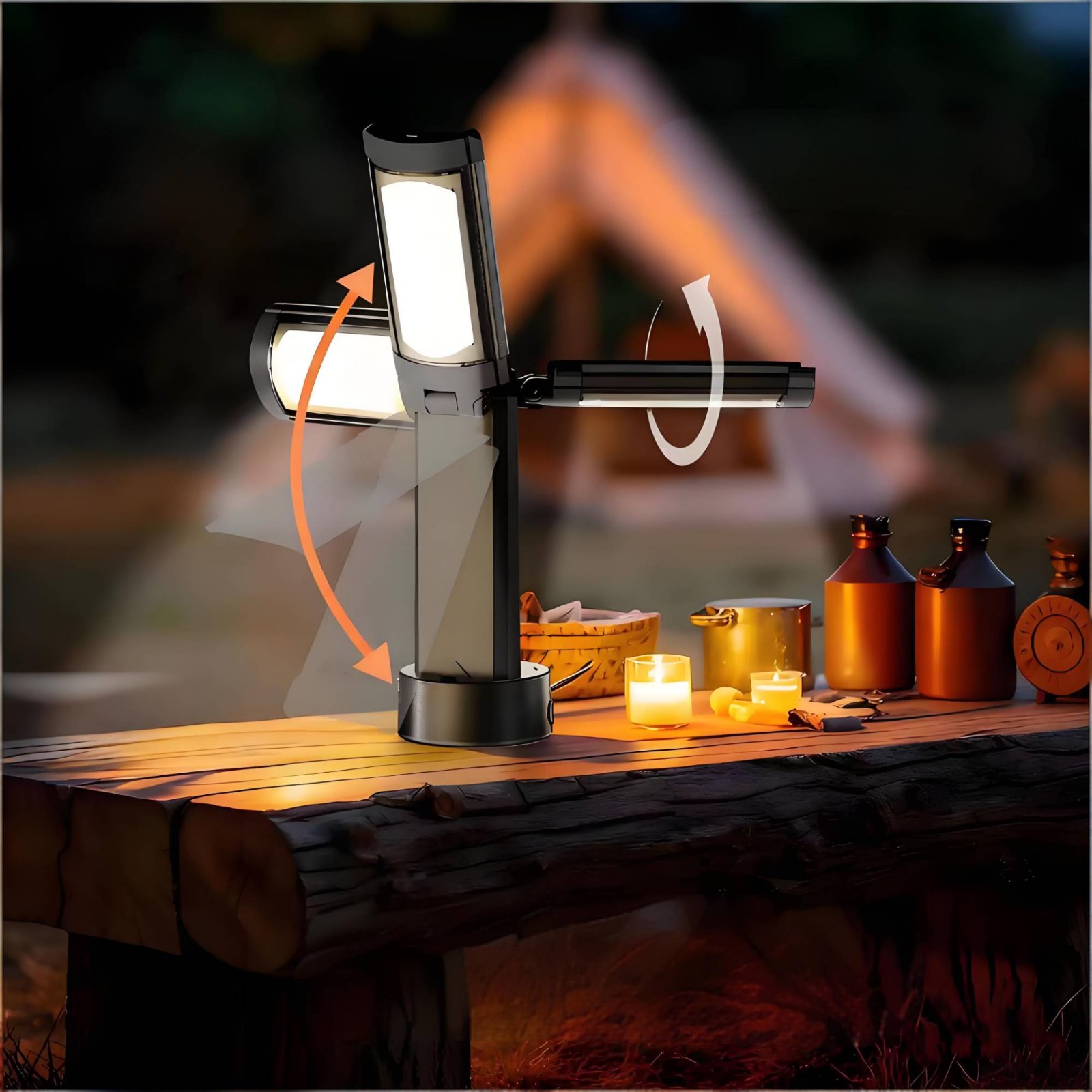 텔레스코픽 텐트 램프 높이 조절 가능 휴대용 캠핑 램프 - Outdoor Lighting For Camping 리뷰 및 가격