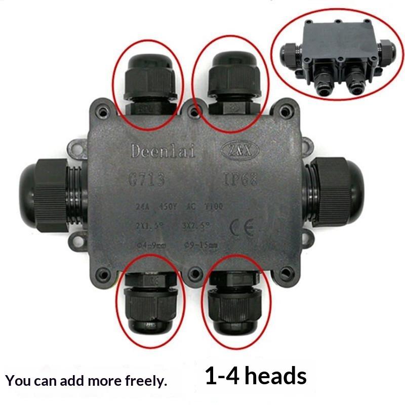 G713 IP68 방수 접속 상자 6개의 케이블 포트  - Outdoor Lighting Junction 리뷰 및 가격