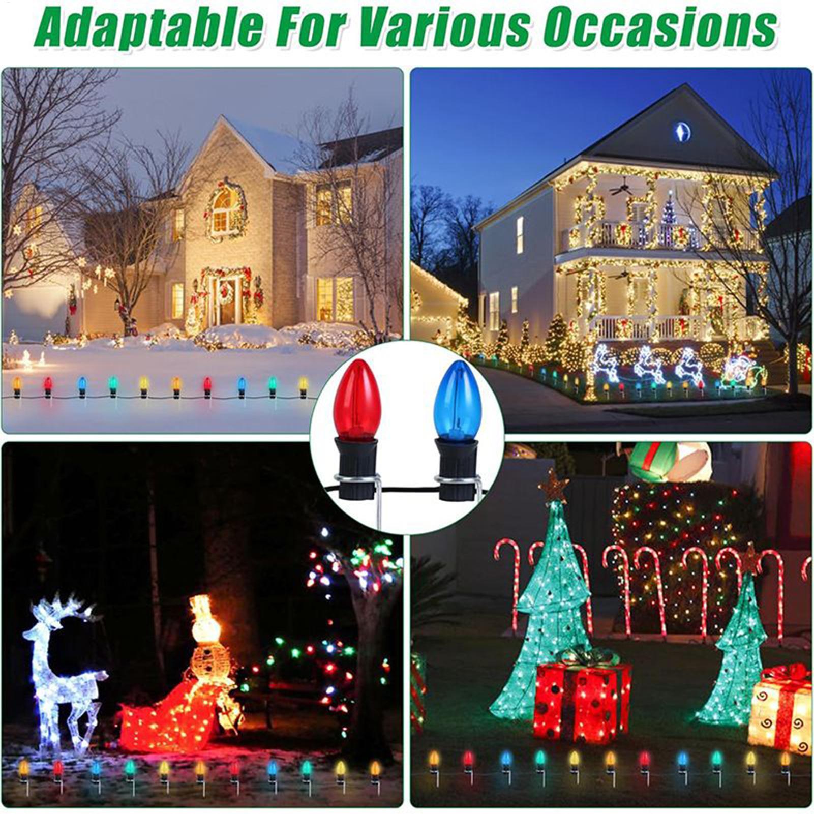 크리스마스 조명 말뚝 12인치 잔디밭 야외 장식 크리스 - Outdoor Lighting In Ground 리뷰 및 가격