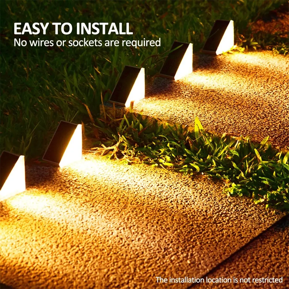 IP67 방수 태양광 계단 조명 자동 점등 웜 화이트  - Outdoor Lighting On Stairs 리뷰 및 가격